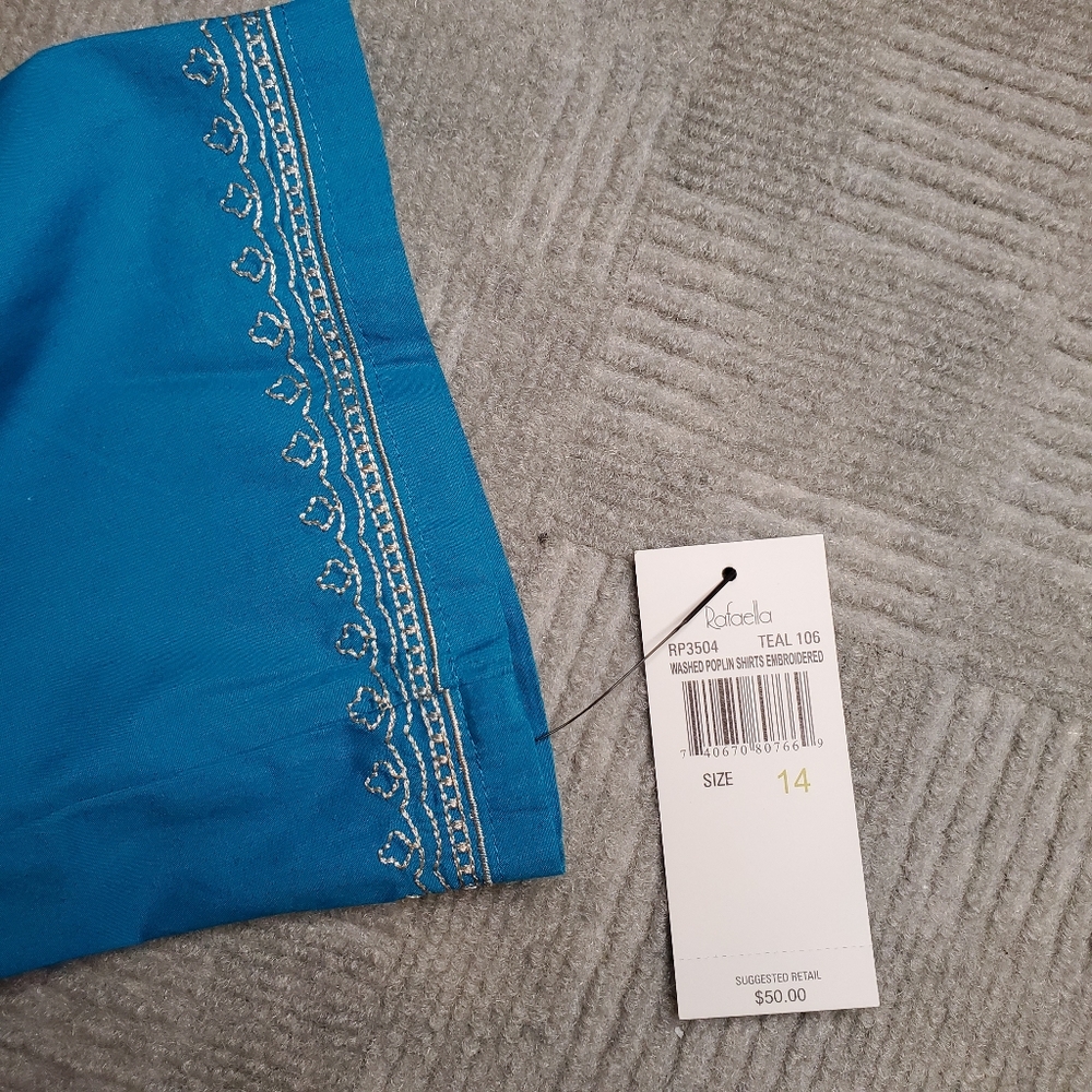 Embroidered Poplin Tunic - Picture 2 of 4